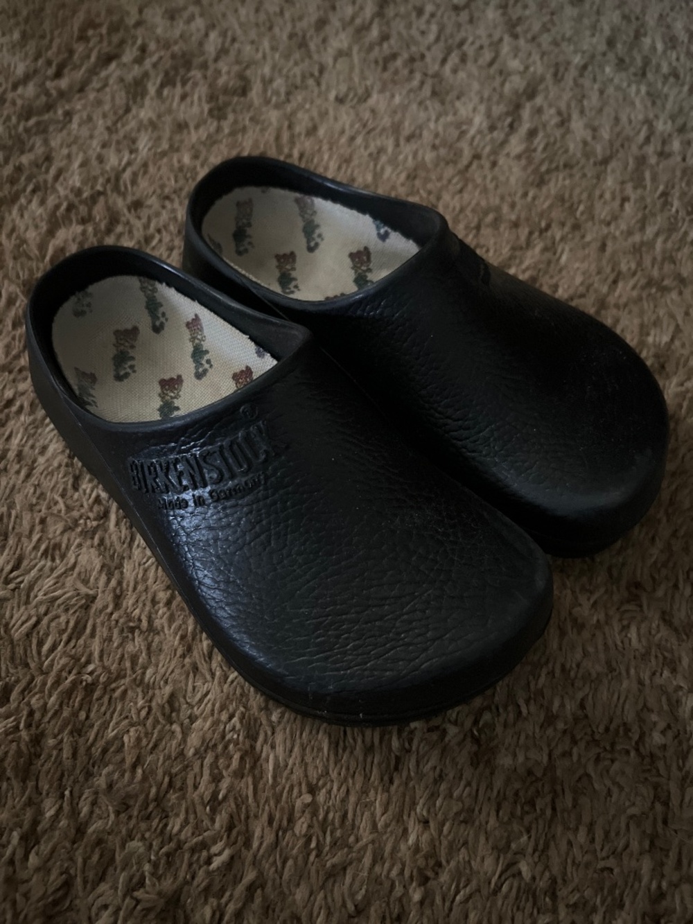 Birkenstock Profi Birki Rubber Work Clogs Black Slip Resistant EU 36 (US 5-5.5)